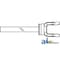 A & I Products Yoke & Shaft Assembly 1" x 1 1/8" Shaft 0" x0" x0" A-10001438 - alternate 1